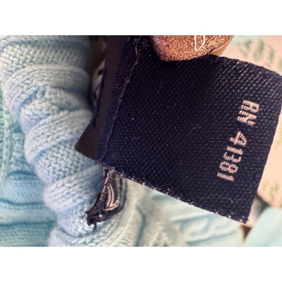 Vintage Chaps Women Medium Cable Knit Sweater 3/4 Sleeve Academia Preppy Coastal - Picture 4 of 6